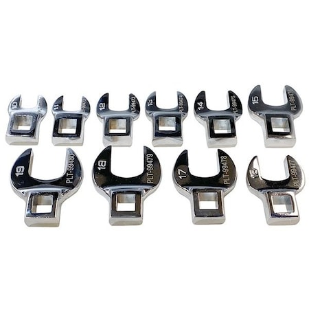 Atd Tools ATD 10-Piece Metric 3/8-Inch Drive Crowfoot Wrench Set 99470